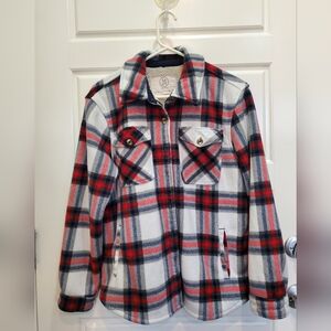 Flannel jacket‎ plaid coat
